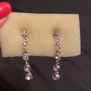 Tears Drop Cubic Zirconia Earrings